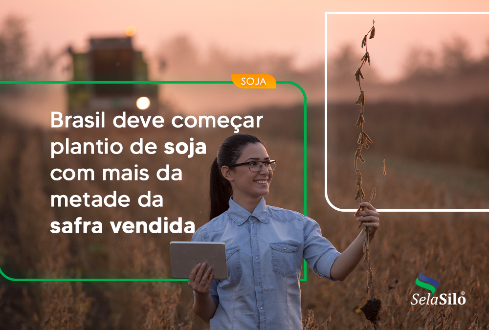 Brasil deve começar plantio de soja 20/21 com mais da metade da safra vendida