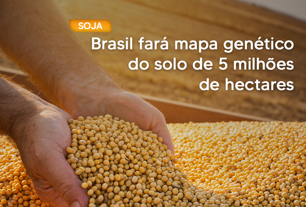 Brasil fará mapa genético do solo de 5 milhões de hectares