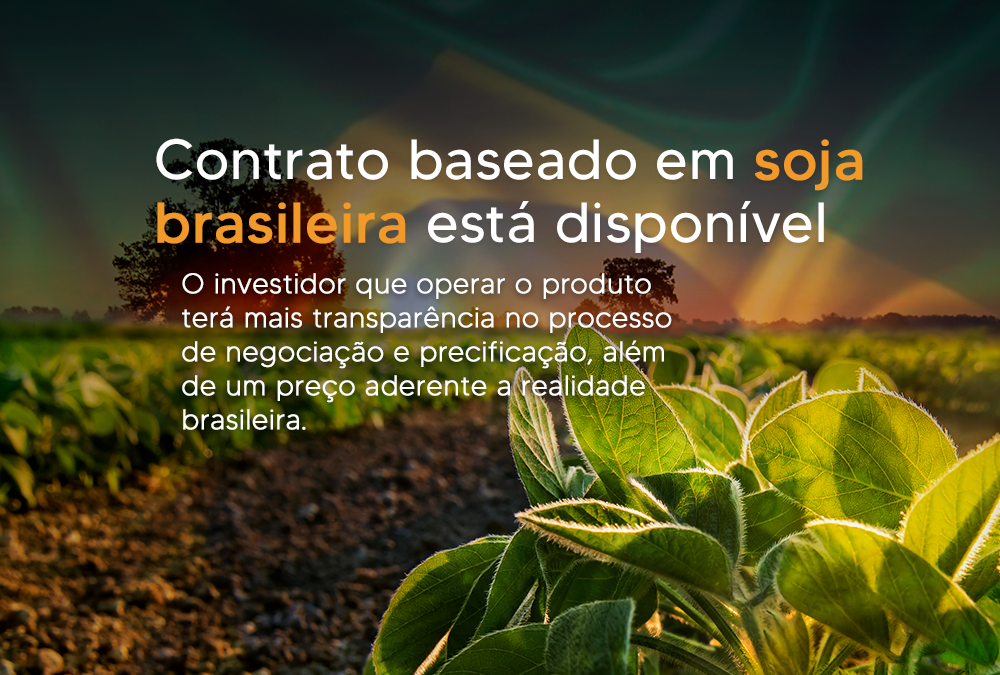 Contrato baseado em soja brasileira está disponível